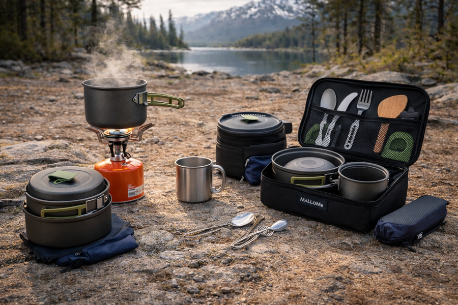 Equipamentos de cozinha para camping