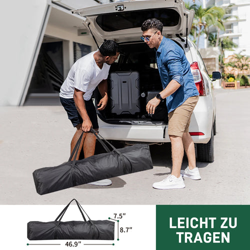 3 X 3m Two Doors & Two Windows Practical Waterproof Right-Angle Folding Tent White