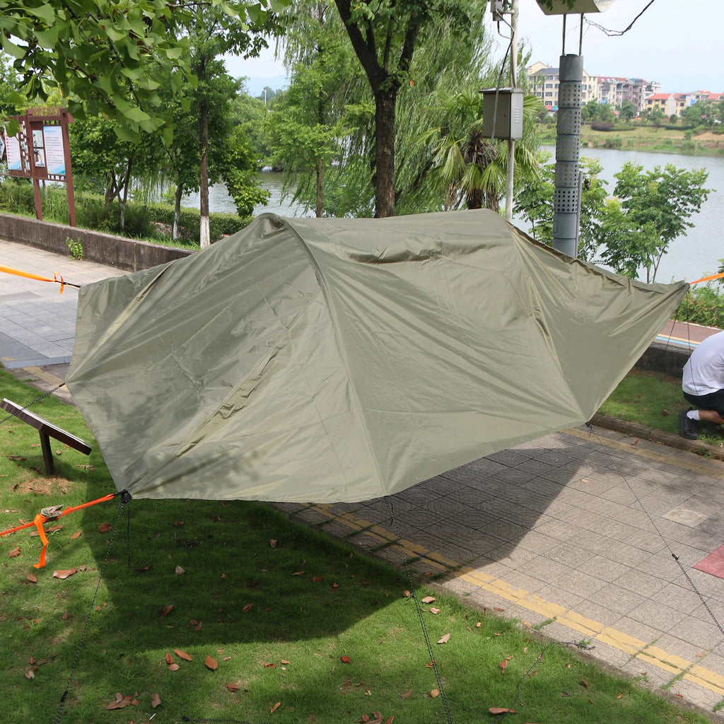2-Person Tree Tent Hammock with Mosquito Net & RainFly Portable Hammock 660 LBS Load Capacity for Outdoor Backpacking Hiking