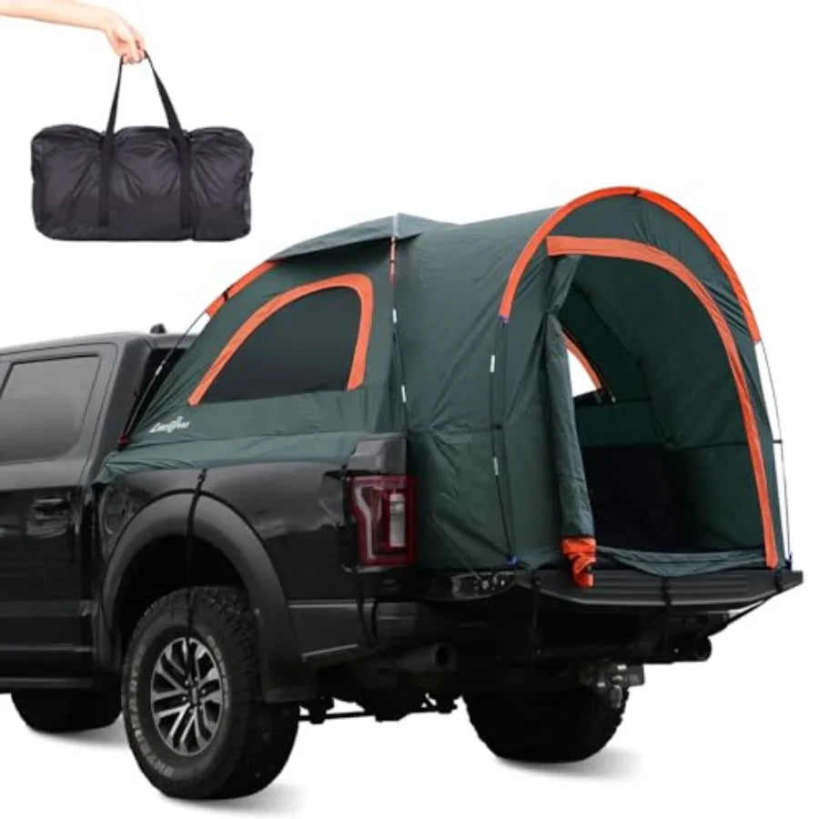 Truck Bed Tent for 2 Person 5.5-5.8 FT Pickup Truck Tent with Waterproof Rainfly Ox for Camping Travel Outdoor Chevy Silverado